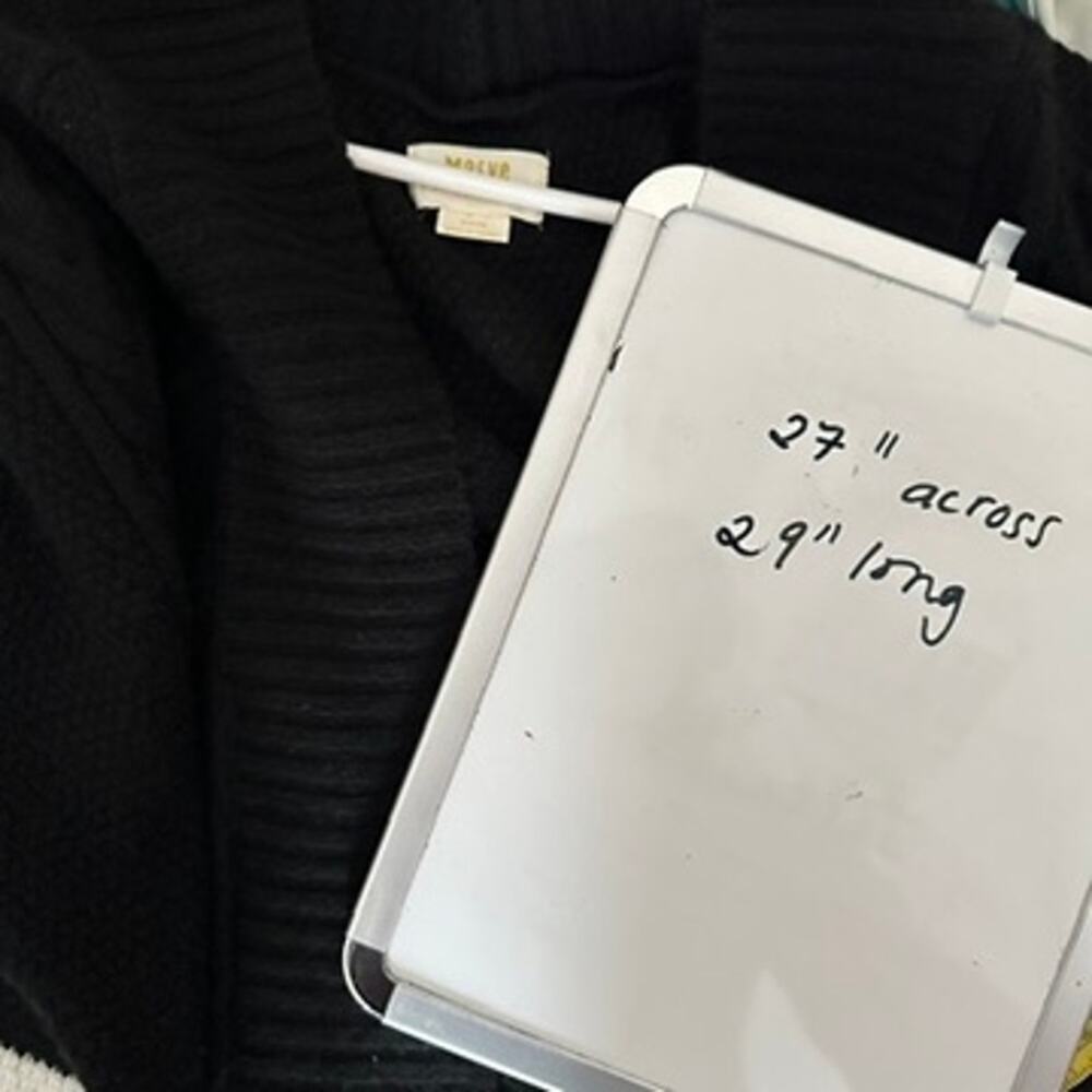 Anthropologie Maeve Sweater Vest Womens XL Black Striped Gold Button Preppy - Picture 12 of 12